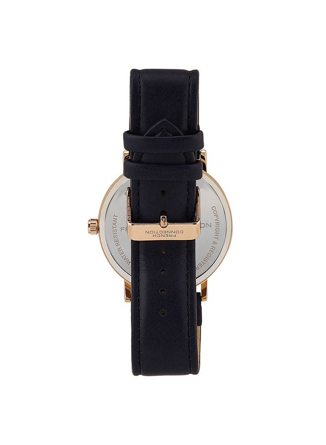 French Connection 42mm Men's Quartz Watch with Black Dial - Image 5