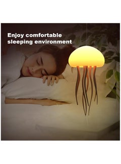 AWD Floating Jellyfish Lamp Voice Control Jellyfish Table Lamp with Dancing Legs Jellyfish Table Lamp for Kids Hanging Jellyfish Night Light for Home Office Bedroom Bedside Table Lamp  - Image 3
