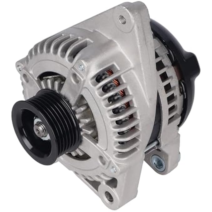KUSATEC 270600A100 New Alternator Fit for Lexus RX330 2004-2006; Toyota Highlander 2004-2007 Sienna 2004-2006; 12V 130A OE 11032N 104210-3650 - Image 1