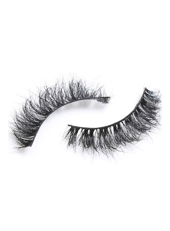 NIBEMINENT Handmade Horse Hair False Eyelashes Black - Image 2