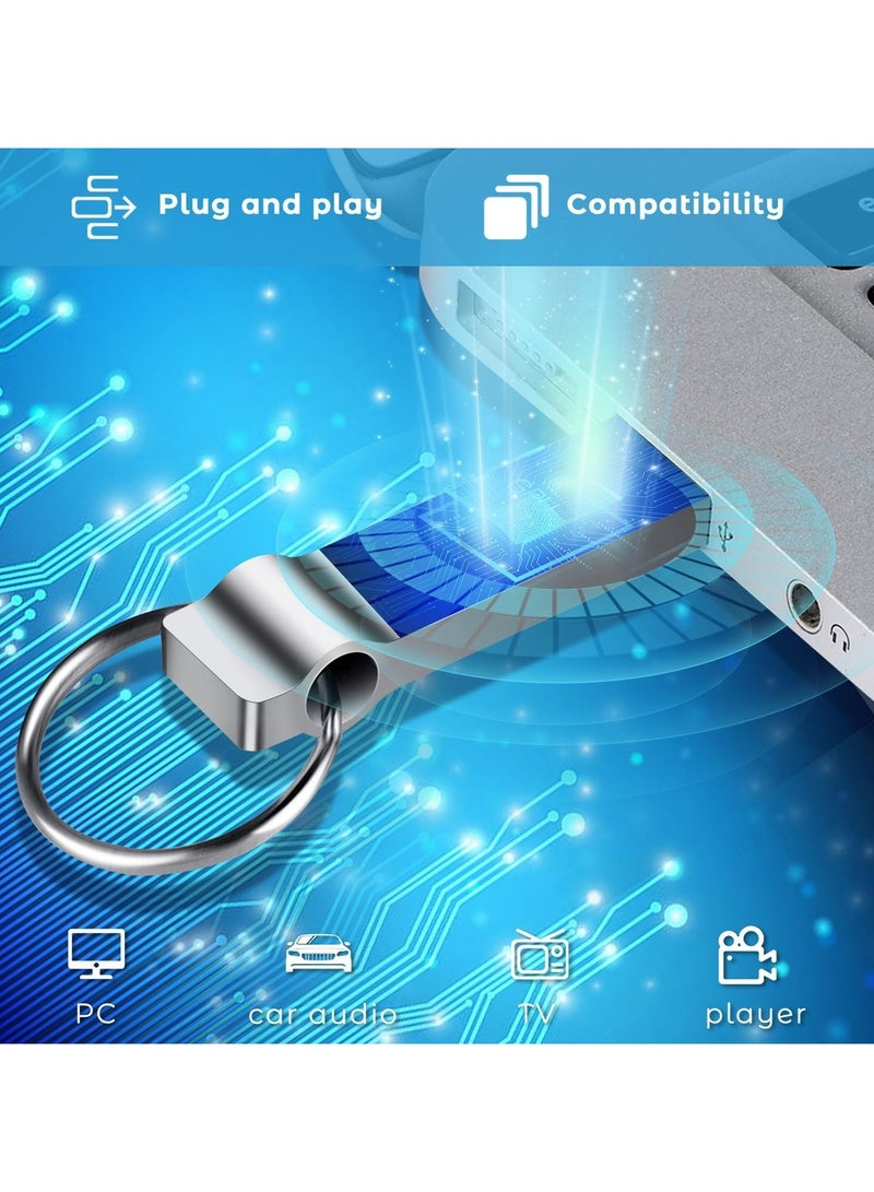 Flash Drive USB Flash Drive 2TB Large Capacity USB Stick 3.0 High Speed Flash Drive Waterproof Memory Stick Portable Thumb Drive for Tablet/PC/Laptop - Image 5