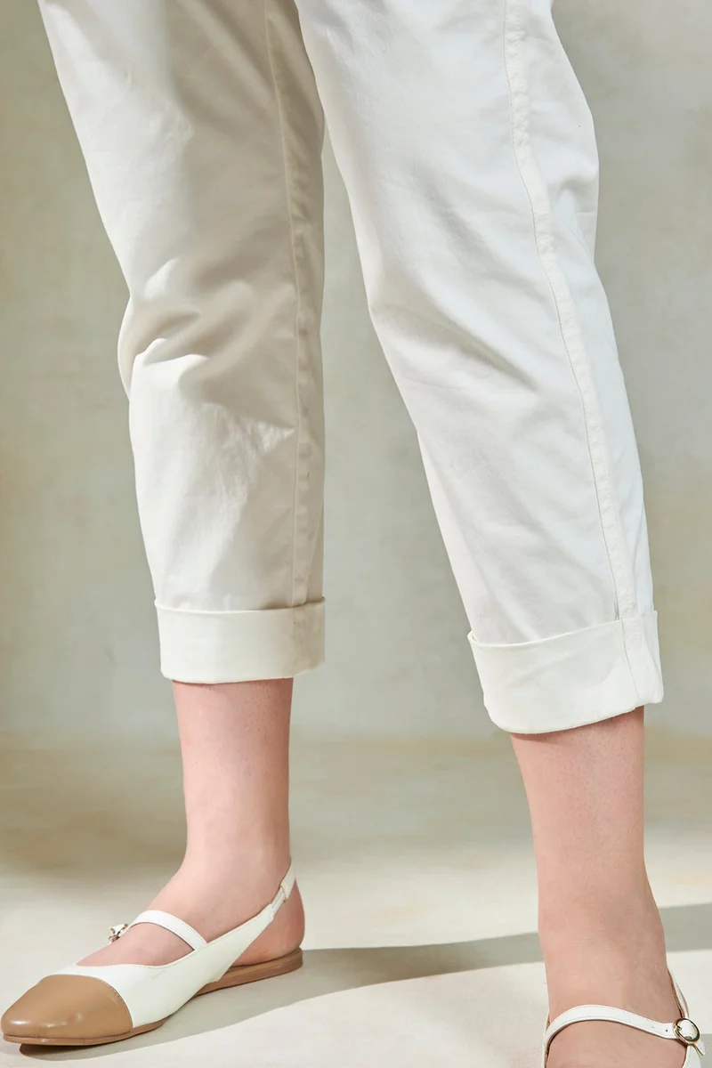 فيرجيو Cotton Mom Daywear Fit Trousers for Women