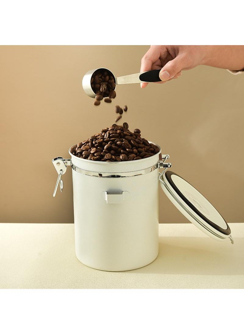 Y&D 1500ML Sealed Exhaust Coffee Powder Bean Storage Storage Can  - Image 2