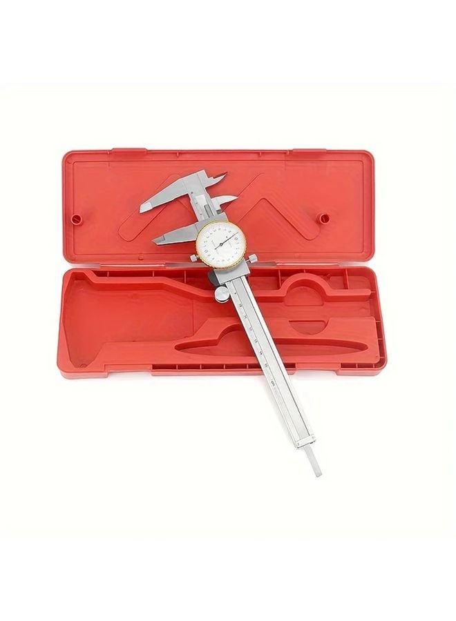 200mm Dial Caliper Stainless Steel High Precision 0 02mm Accuracy Manual Measuring Tool - Image 1