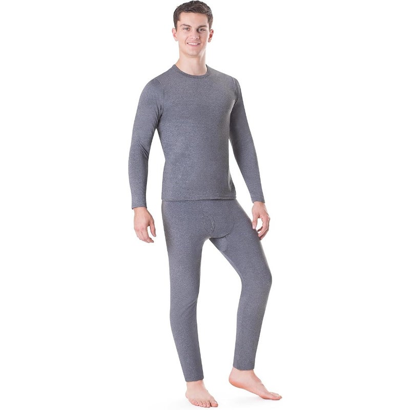 Rocky Thermal Underwear for Men Long Johns Base Layer Set Fleece Lined for Cold Weather Top and Bottom Light/Mid/Heavy Weight Unisex Fit Moisture Wicking Warm Winter Underwear - Image 1