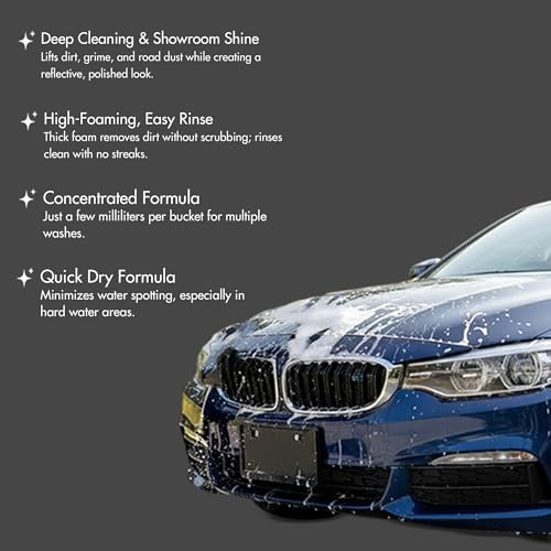 Nippon Paint n-Shield Wax-n-Shine Car Shampoo 250ml | High Foam Car Wash Liquid for Deep Cleaning | Glossy Finish Long Lasting Wax Protection Safe for Paint Coating Exterior Surface Care(Pack of 1) - Image 4