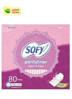 Sofy Sofy Clean & Pure Daily Pads for Women, 58 Pads +22 