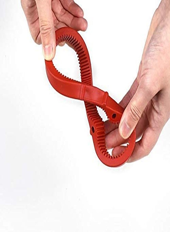 Lexazo Anti Slip Multi Purpose Grip Jar & Bottle Opener Silicone Design Fits All Bottles Caps Multicolor Pack of 1 - Image 3