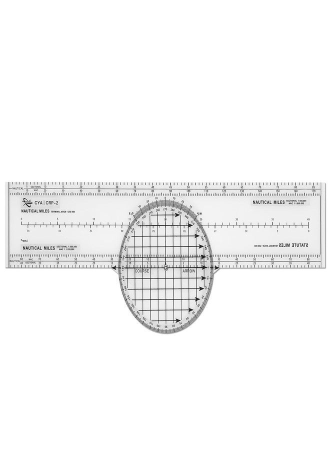 CYA Rotating Plotter Aviation, Flight Azimuth Plotter for Pilot Students - Image 1