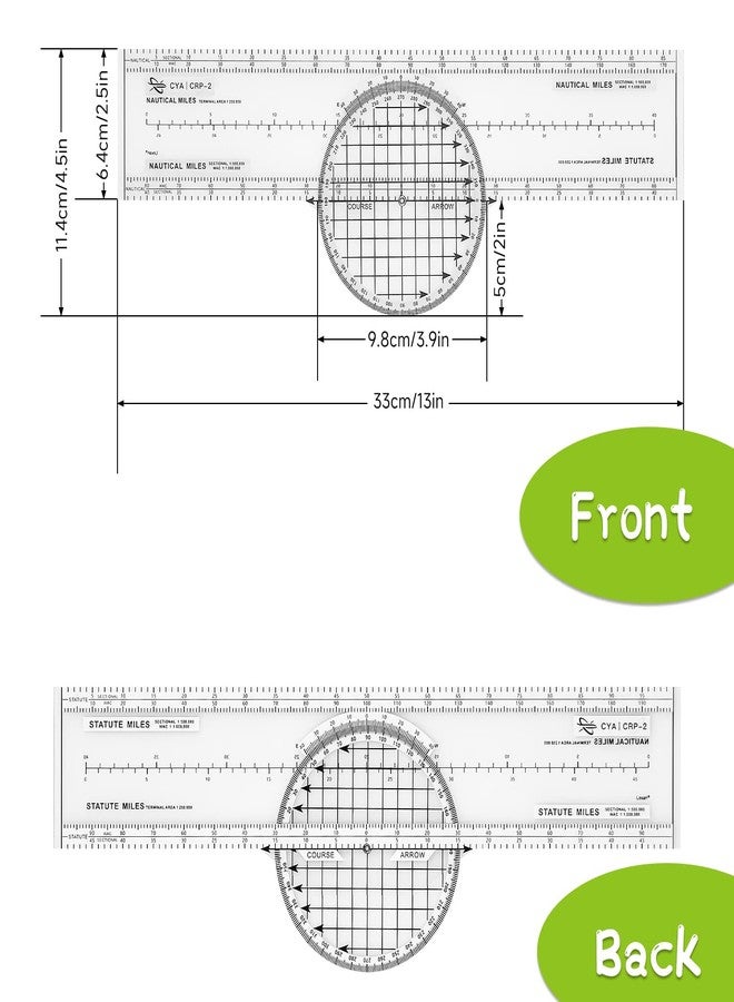CYA Rotating Plotter Aviation, Flight Azimuth Plotter for Pilot Students - Image 2