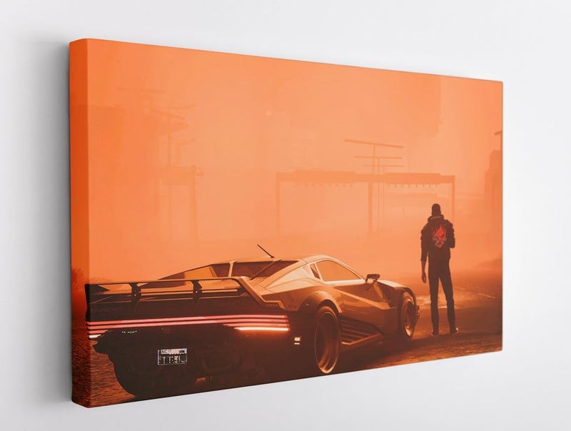 BPA Cyberpunk Canvas Wall Art - Image 1