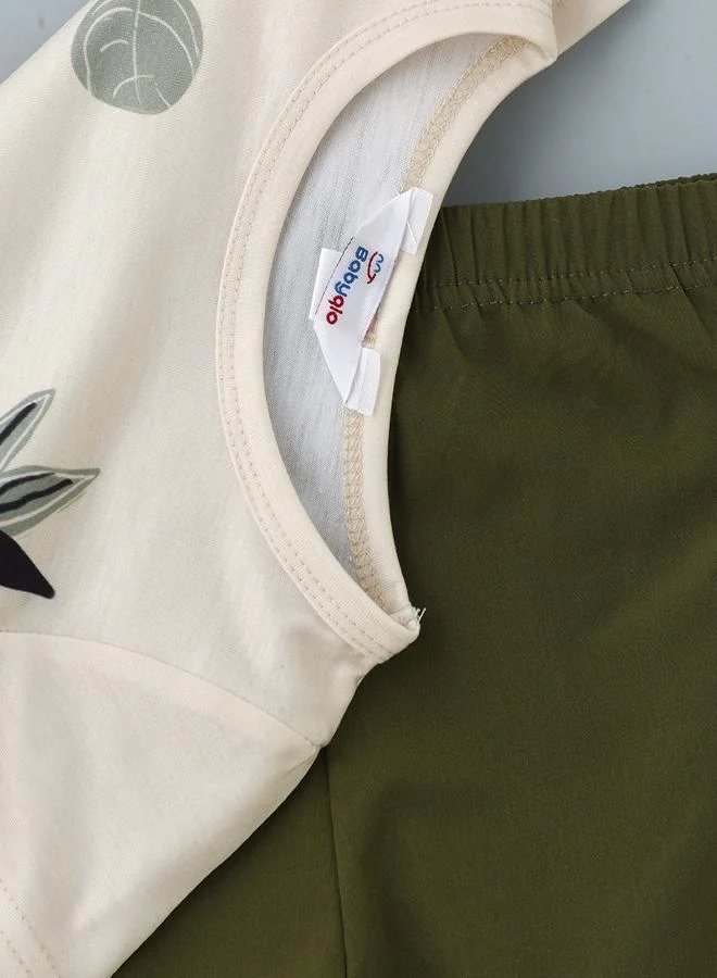 babyqlo Safari Jungle T-Shirt With Shorts