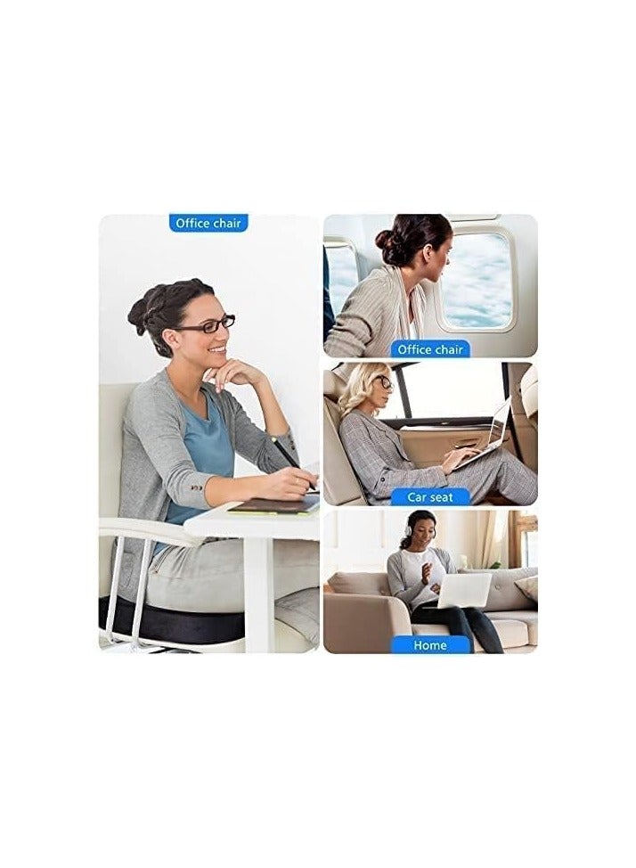 أيه بي دي وسادة جلوس طبية على شكل حرف U، وسادة مقعد اسفنجية لتخفيف الضغط وتخفيف الام الظهر عند الجلوس لفترات طويلة في المكتب او المنزل، وسادة مقعد السيارة - Image 4