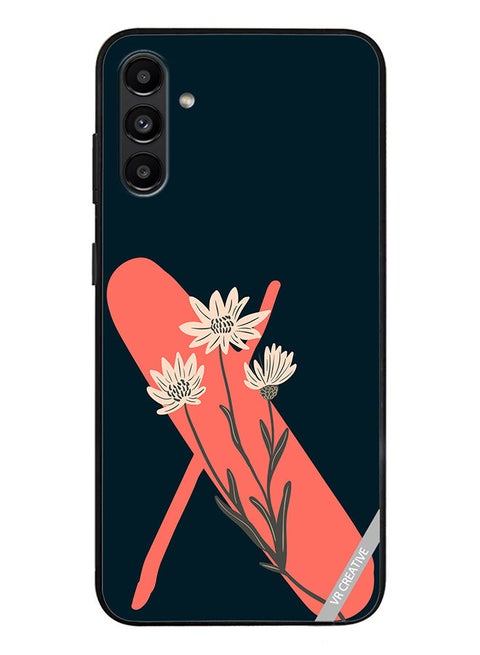 Protective Case Cover For Samsung Galaxy A13 5G Alphabet X Design Multicolour