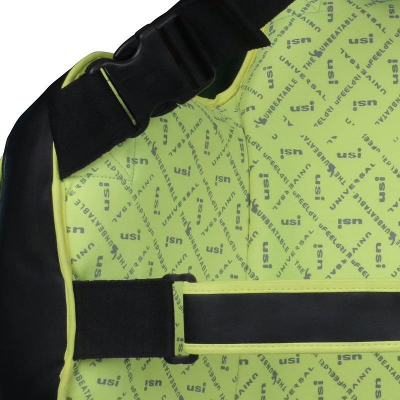USI UNIVERSAL NEON Coach Vest Muaythai Training Belly Pad | Core Protection for Coaches in Boxing, Muay Thai, Kickboxing | Syntek Leather | Maximum Durability, Secure Fit - Image 4