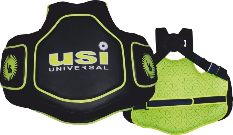 USI UNIVERSAL NEON Coach Vest Muaythai Training Belly Pad | Core Protection for Coaches in Boxing, Muay Thai, Kickboxing | Syntek Leather | Maximum Durability, Secure Fit - Image 1