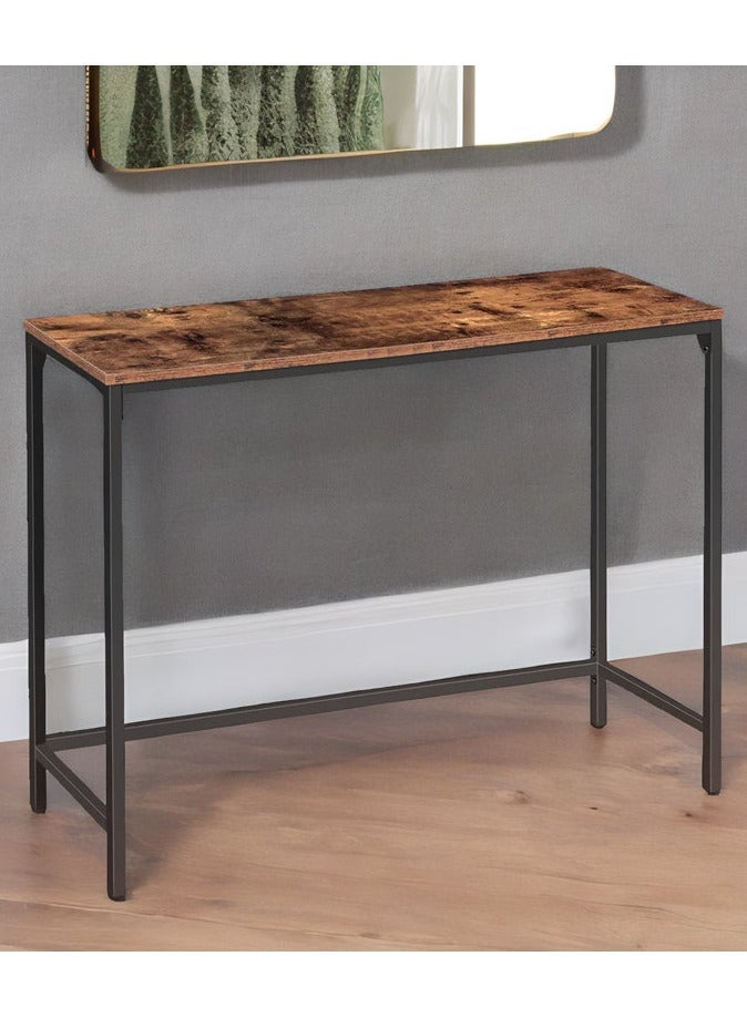 EXPERT Narrow console table, 100cm small entrance table, slim sofa table, side table, display table, for corridor, bedroom, living room, hallway, extra long entrance table, EI-109 - Image 5