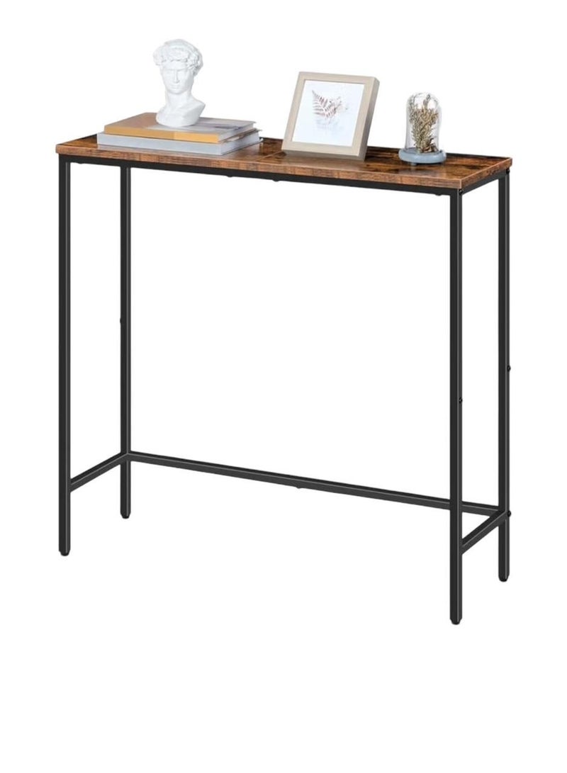 EXPERT Narrow console table, 100cm small entrance table, slim sofa table, side table, display table, for corridor, bedroom, living room, hallway, extra long entrance table, EI-109 - Image 1