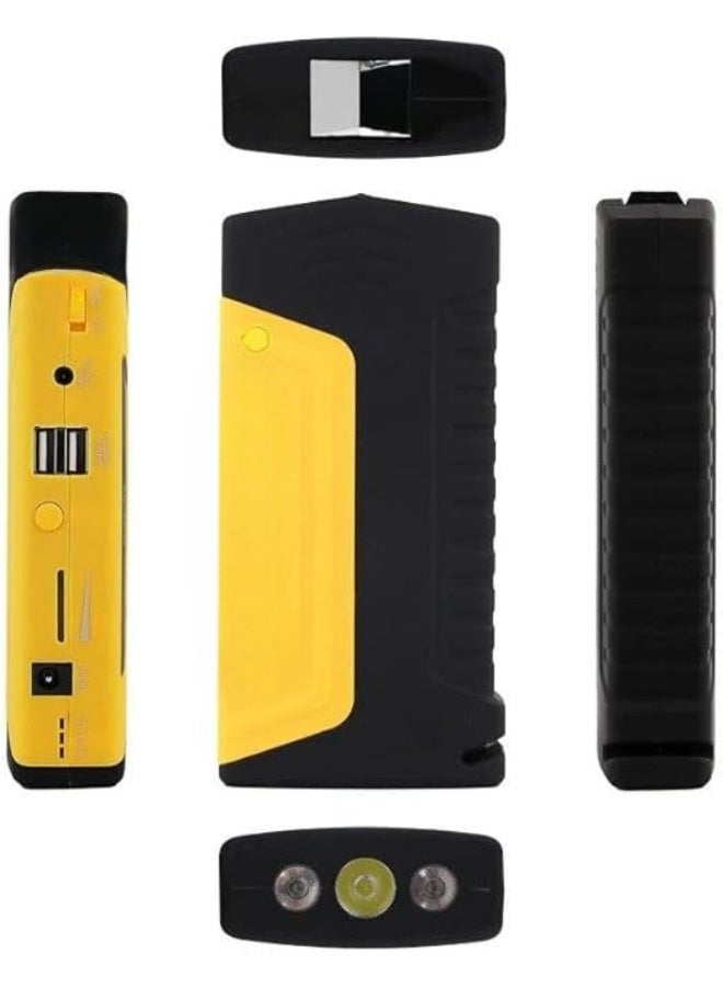 Emergency Car Power Supply Cable and Adapter – Compatible with Various Car Models – Yellow - Image 2