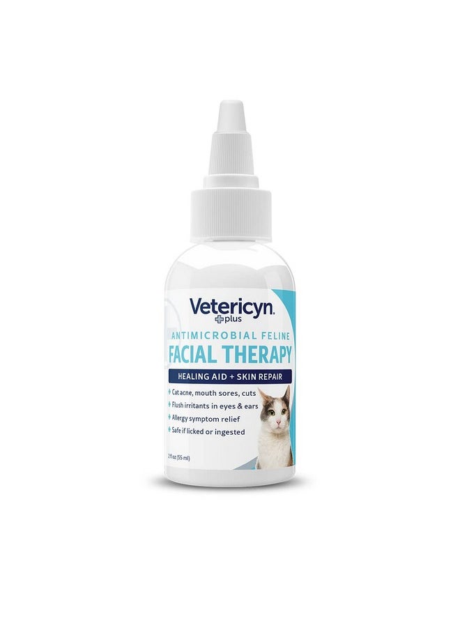 Vetericyn Plus Feline Facial Therapy | Healing Aid And Skin Repair For Different Cat First Aid Needs, Including Cat Acne, Cat Ear And Eye Problems. 2 Ounces  - Image 3