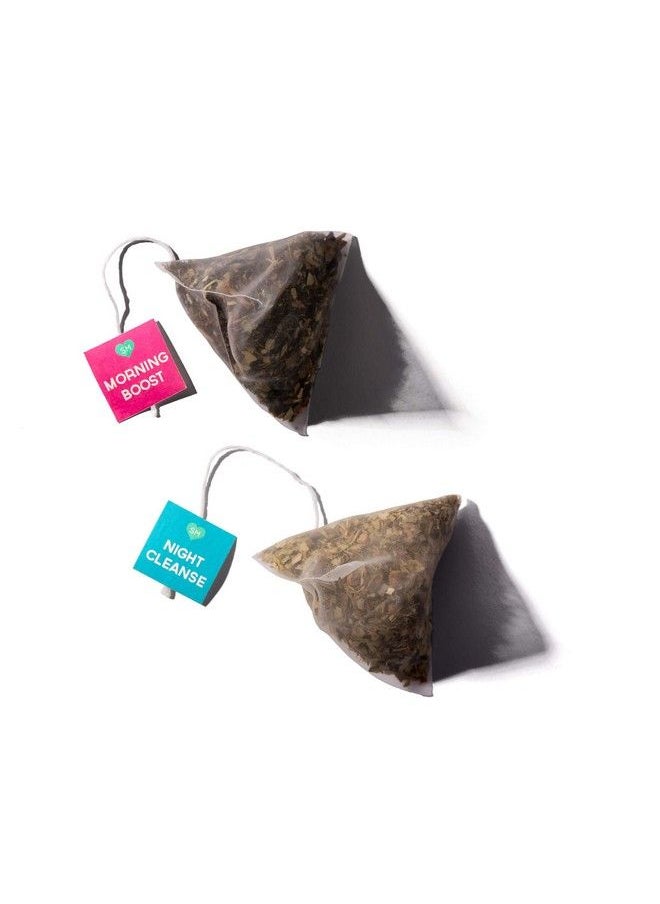 SkinnyMint - Detox Tea 14 Day Kit Ultimate Teatox Program All Natural Morning Boost And Night Cleanse Detox Tea Helps Alleviate Bloating And Boost Energy - Image 1