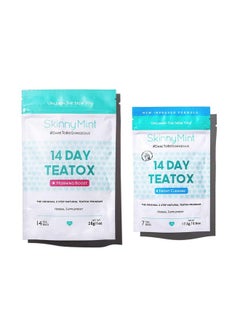 Detox Tea 14 Day Kit Ultimate Teatox Program All Natural Morning Boost And Night Cleanse Detox Tea Helps Alleviate Bloating And Boost Energy