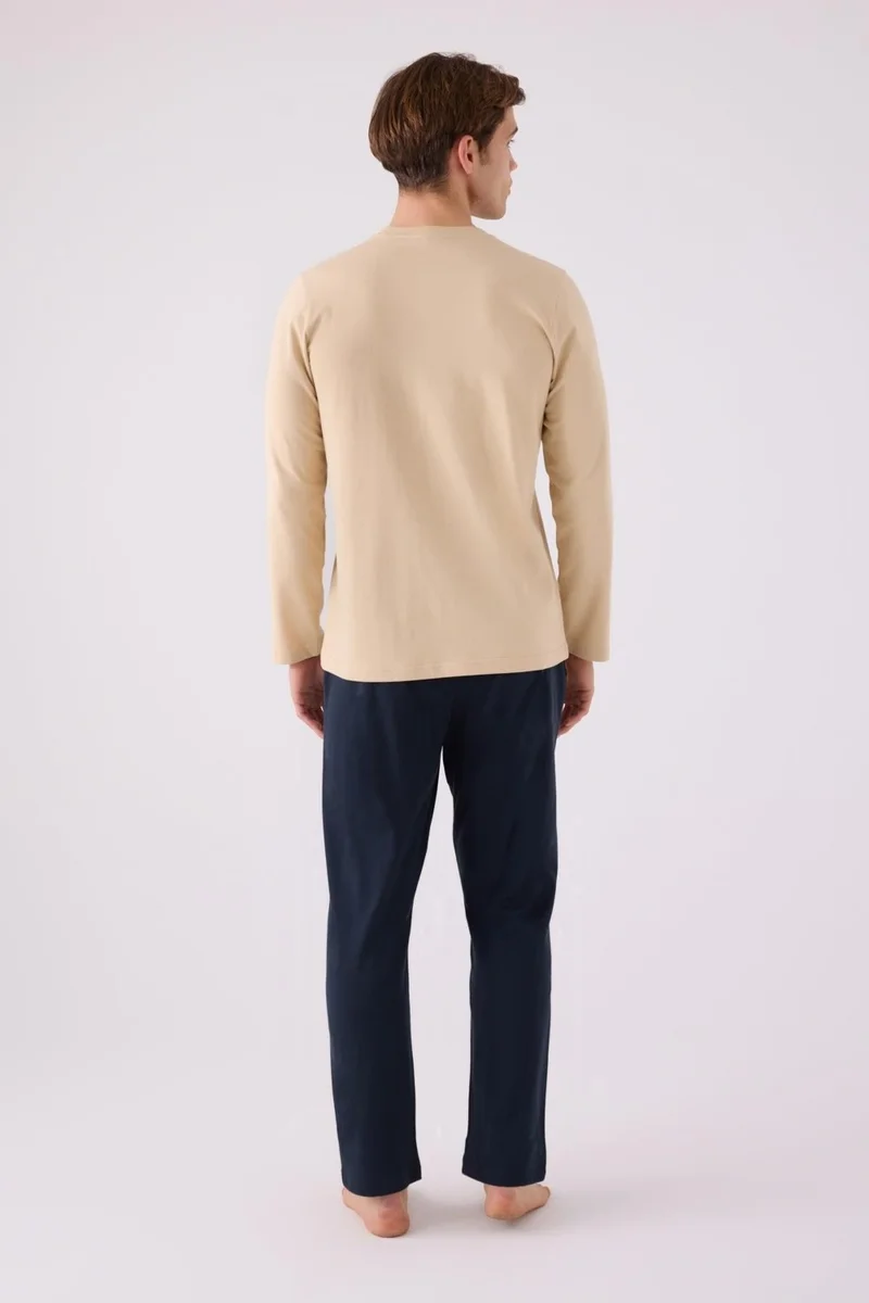 ارنيتا Cotton Winter Men's Pajama Set with Pocket Detail