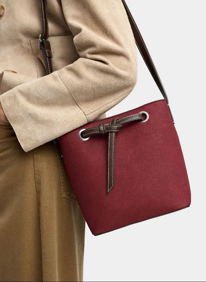 PARFOIS Bucket Bag With Leather-Effect