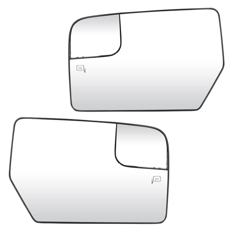 Left DriverRight Passenger Side Mirror Glass Replacement for 2012 2013 2014 2015 2016 2017 Ford Expedition 2012 2013 2014 Lincoln Navigator Rearview Heated Mirror Replace CL1Z17K707A CL1Z17K707C