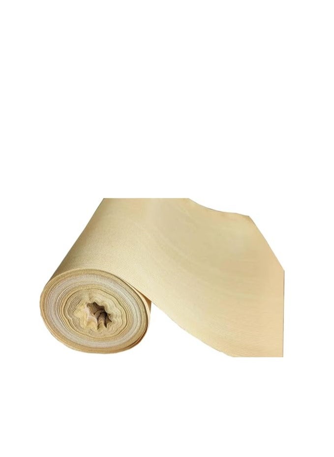 Generic - Beige Color Hdpe Sun Shade net roll 190GSM - 3x50 Meters - Balcony Windscreen Netting Car Parking Shade - Image 1