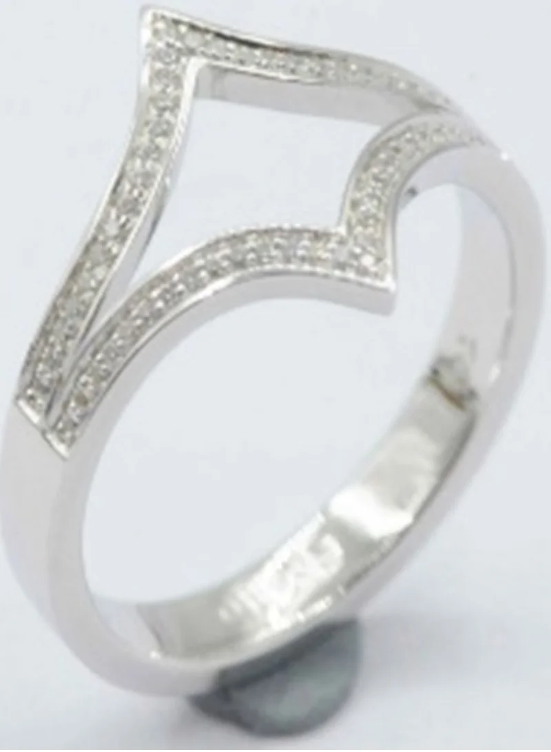 Sofia Rings in 925 Sterling Silver with 50 White Cubic Zirconia for Women's