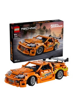 LEGO Technic Fast and Furious Toyota Supra MK4 Toy Car - 6 Cylinder Engine & Opening Doors - Model Kits for 9+ Years Old Boys & Girls or Adult Motorsport Fans - Birthday Gift Idea - 42204 (810 pieces)  - Image 1