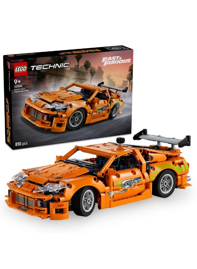 LEGO Technic Fast and Furious Toyota Supra MK4 Car Toy 42204 (Age 9+, 810 Pieces) - Image 1