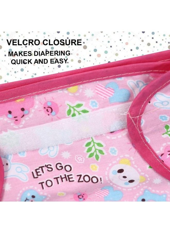 Mothers Choice - Mother'S Choice Baby Nappies Nappy Inner Soft Plastic And Soft Cotton Fabric Outside With Strap For New Born Baby 03 Month Pack 6. - Image 1