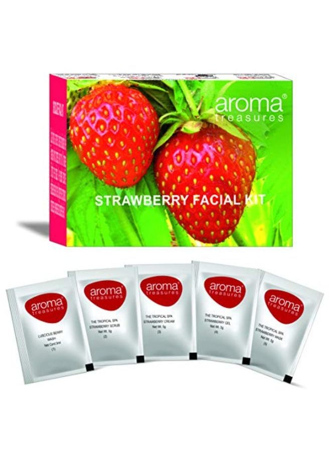 Aroma Treasures Fruit Facial Kits Combo ( Watermelon, Strawberry & Blackcurrant Kit)  - Image 4