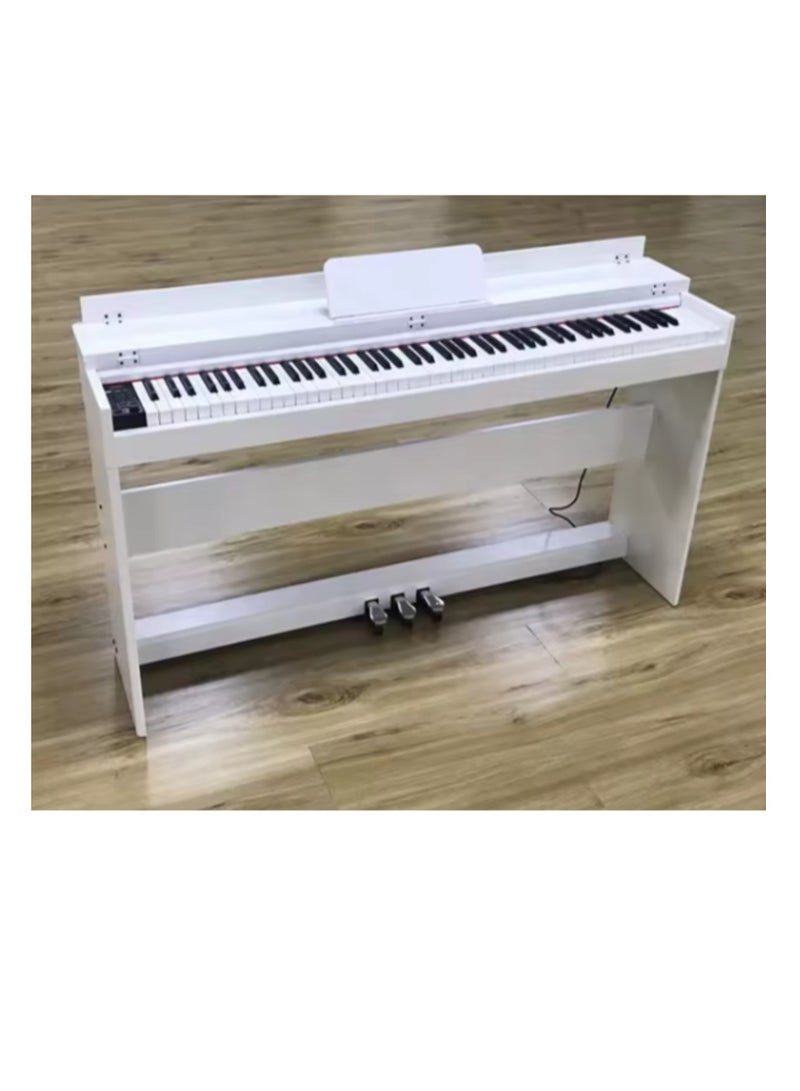 Megarya MegArya Piano Keyboard 88 Key Weighted Digital Piano 88 keys Electric Piano Professional - Glossy White  - Image 1
