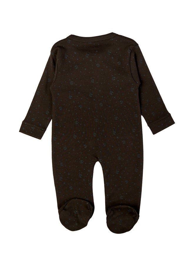 Babies Basic 100% Cotton Printed Long Sleeves Jumpsuit/Romper/Sleepsuit For Babies  - Image 3