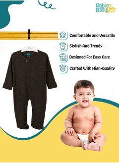 Babies Basic 100% Cotton Printed Long Sleeves Jumpsuit/Romper/Sleepsuit For Babies  - Image 5