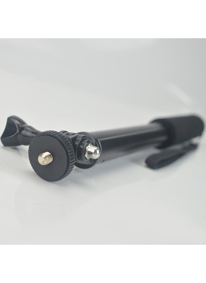 General 0.94 M Eccentric Tube GoPro Head 1/4 Teeth Copper Nut Tail Plug Photography Video Interview Self-Shot Net Red Live Rod-Color:Black  - Image 4