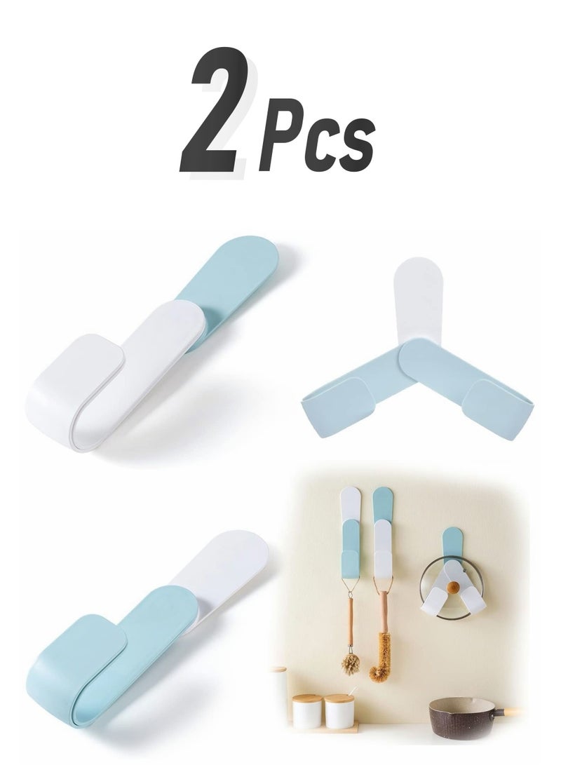 Y&D Wall Mount Pot Lid Stand, 2Pcs Rotatable for All Size Pan Lids Holder Rack  - Image 1