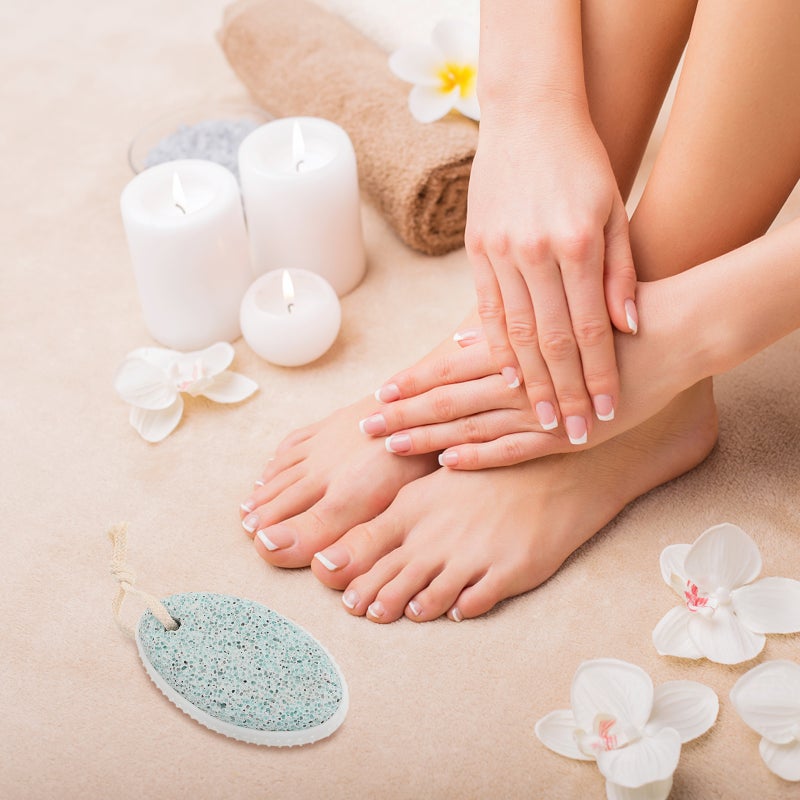 2pcs Foot Files Foot Stones Feet Rubbing Stones Exfoliating Tools - Image 2