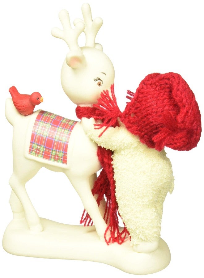Department 56 Snowbabies “Reindeer Kisses” Porcelain Figurine, 5” - Image 1