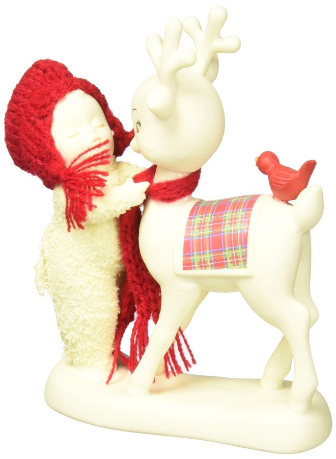 Department 56 Snowbabies “Reindeer Kisses” Porcelain Figurine, 5” - Image 2