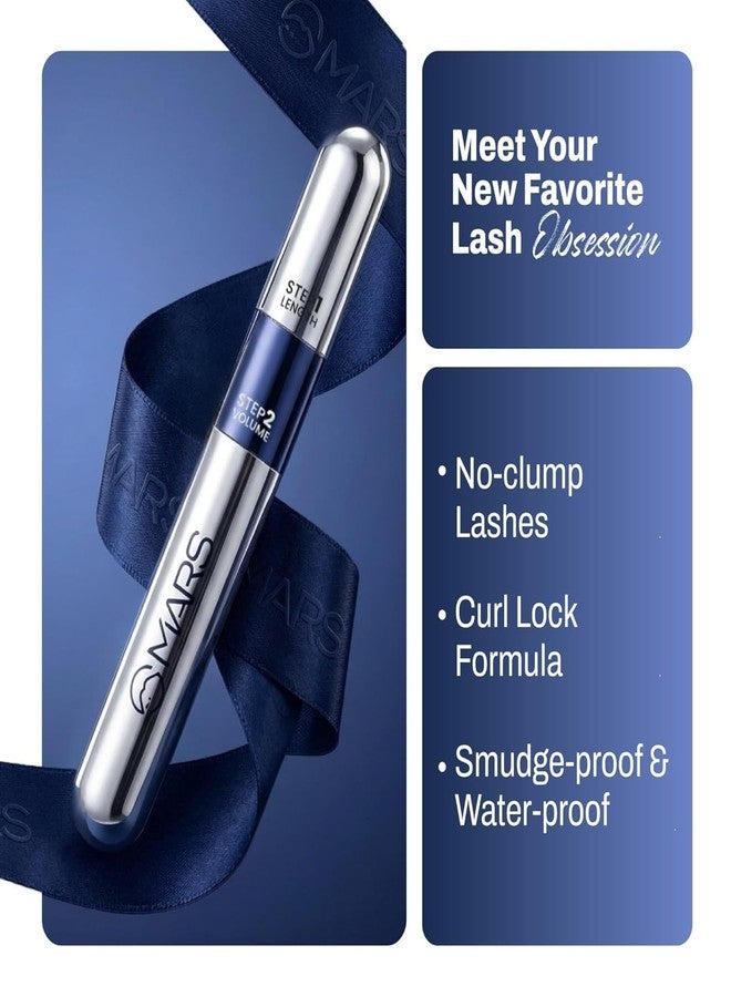 Happy world Double Trouble 2-in-1 Mascara (15 ml) | Maximum Volume & Extended Length | Upto 18 Hours | Intense Jet Black | Long Lasting, Clump Free Mascara | Waterproof and Smudge-Proof - Image 2