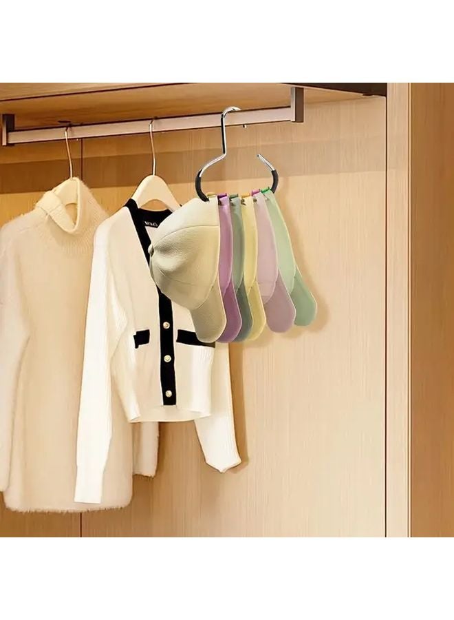 White 2pcs Metal Wall Hooks Space Saving Organizer For Hats Towels Bathrobes - Image 5