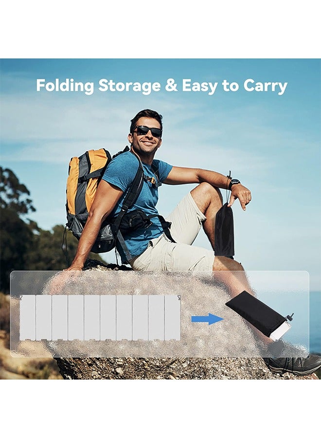 10 Pcs Uning Camp Stove Windscreen 10 Plates Aluminum for Stove in Camping, Hiking, Backpacking, Picnicking or in Backyard  (Silver) - Image 4