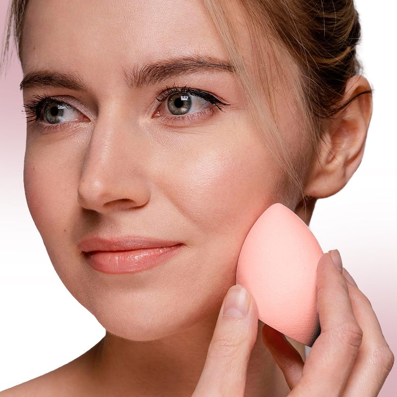 FLiCKA خلاط الجمال FLiCKA مع علبة| سهل التنظيف والصيانة والتخزين| خلاط خالي من اللاتكس| مناسب للبشرة الحساسة مع علبة للنساء - Image 2