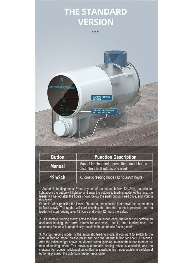 B & K 2022 جديد خزان الأسماك المغذية Lcd خزان الأسماك حوض السمك تغذية الكريات توقيت تغذية أسماك الزينة التغذية التلقائية - Image 5