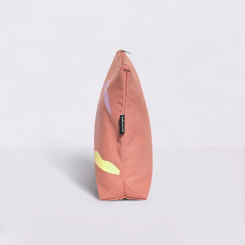 Ecoright Makeup Pouch for Girls, Canvas Cosmetic Pouch for Women, Small Pouches for Women with Waterproof Recycled Lining - Image 3