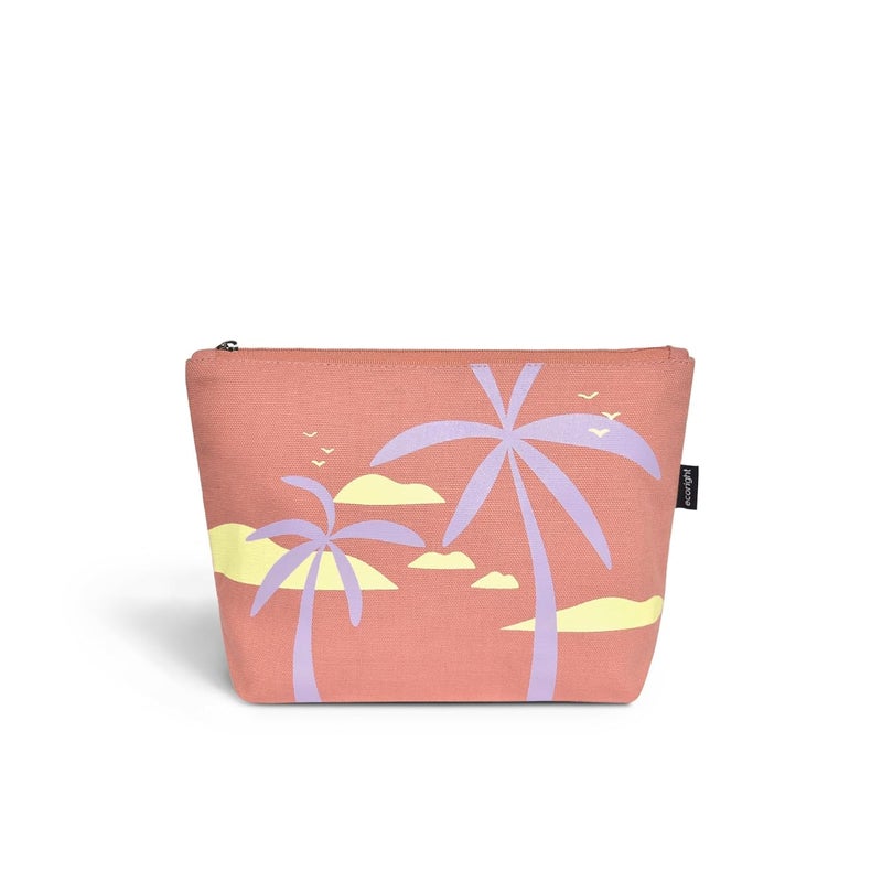 Ecoright Makeup Pouch for Girls, Canvas Cosmetic Pouch for Women, Small Pouches for Women with Waterproof Recycled Lining - Image 1
